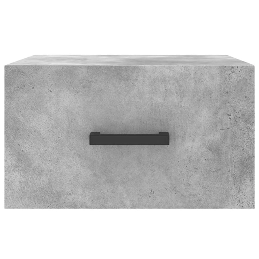 Nachtkastjes 2 St Wandgemonteerd 35X35X20 Cm Betongrijs