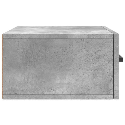 Nachtkastjes 2 St Wandgemonteerd 35X35X20 Cm Betongrijs