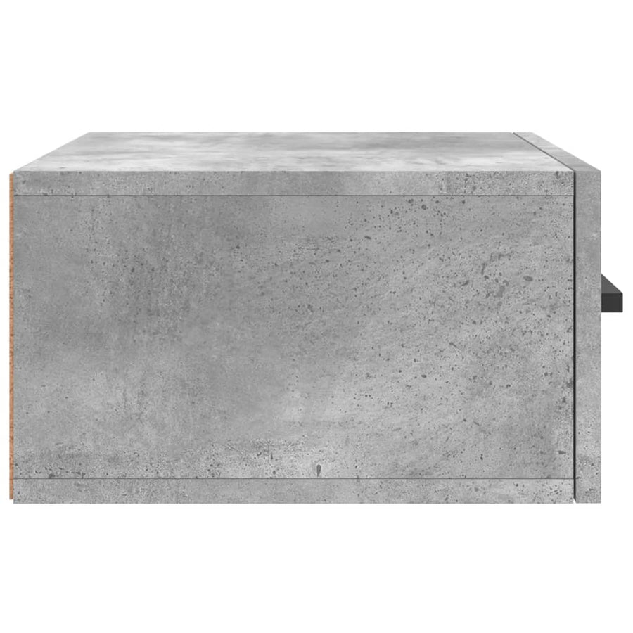 Nachtkastjes 2 St Wandgemonteerd 35X35X20 Cm Betongrijs