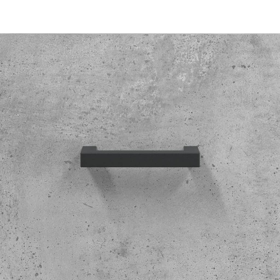 Nachtkastjes 2 St Wandgemonteerd 35X35X20 Cm Betongrijs