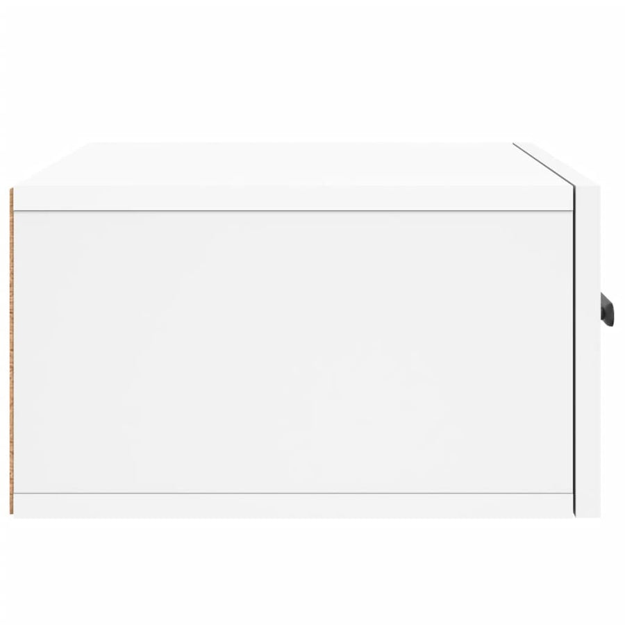 Nachtkastjes 2 St Wandgemonteerd 35X35X20 Cm Wit