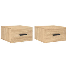 Nachtkastjes Wandgemonteerd 35X35X20 Cm Kleur 1 Sonoma eiken