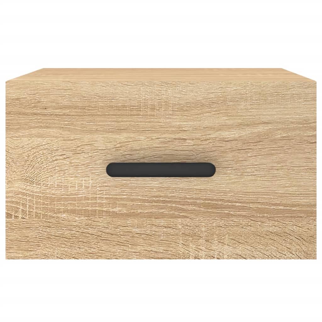 Nachtkastjes Wandgemonteerd 35X35X20 Cm Kleur 1 Sonoma eiken