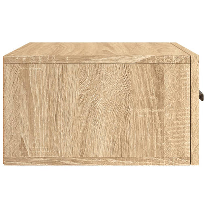 Nachtkastjes Wandgemonteerd 35X35X20 Cm Kleur 1 Sonoma eiken