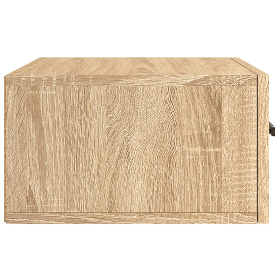 Nachtkastjes Wandgemonteerd 35X35X20 Cm Kleur 1 Sonoma eiken