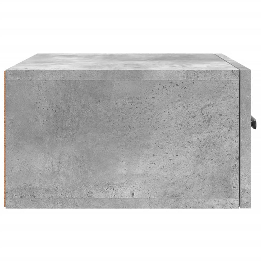 Nachtkastjes 2 St Wandgemonteerd 35X35X20 Cm Betongrijs