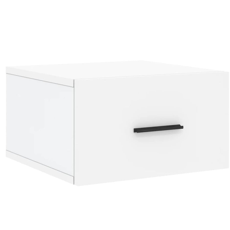 Nachtkastjes 2 St Wandgemonteerd 35X35X20 Cm Wit