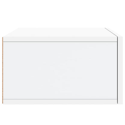 Nachtkastjes 2 St Wandgemonteerd 35X35X20 Cm Wit