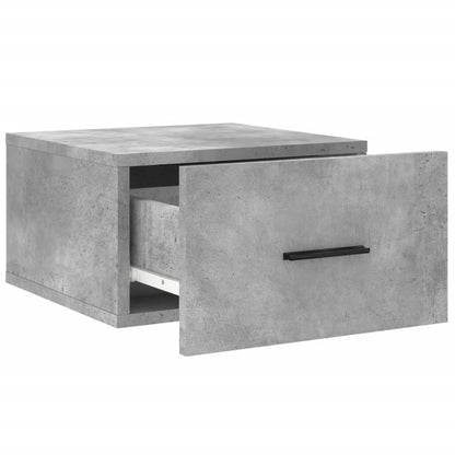 Nachtkastjes 2 St Wandgemonteerd 35X35X20 Cm Betongrijs