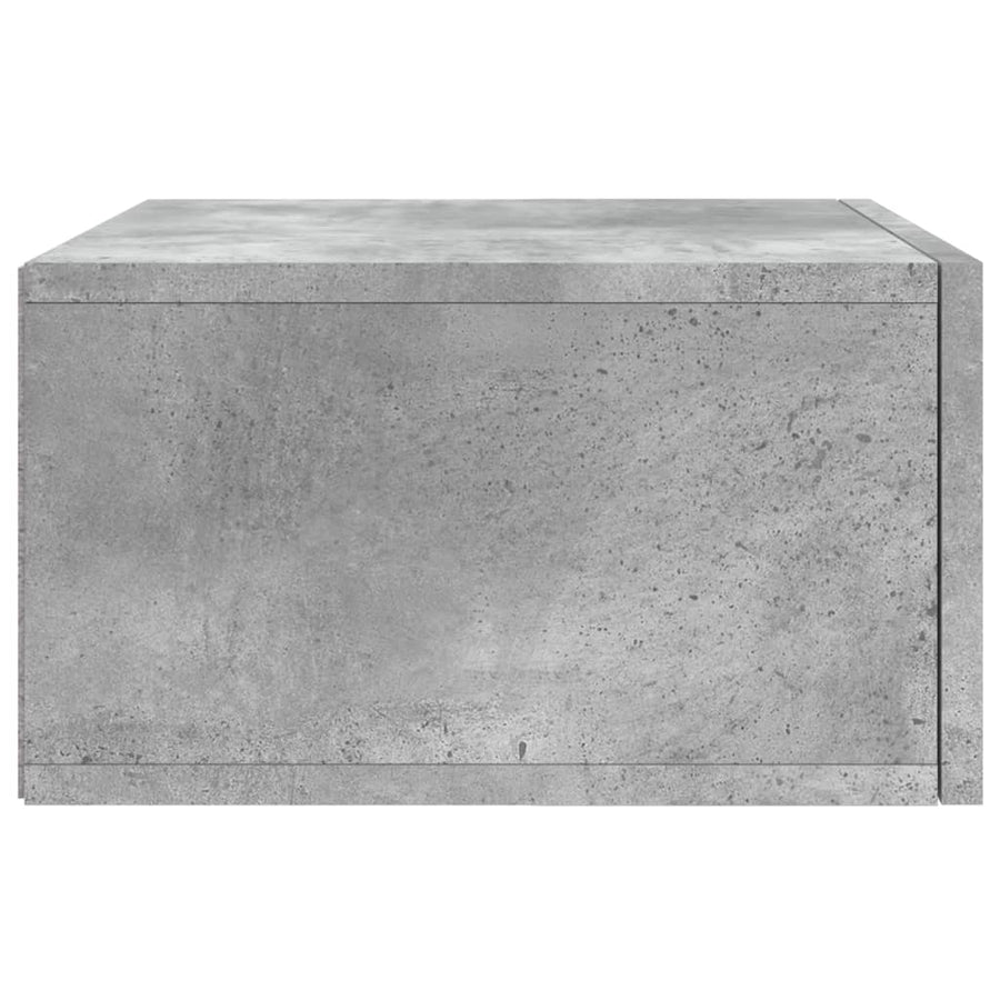 Nachtkastjes 2 St Wandgemonteerd 35X35X20 Cm Betongrijs