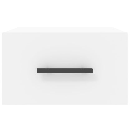 Nachtkastjes 2 St Wandgemonteerd 35X35X20 Cm Wit
