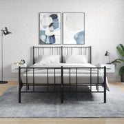 Bedside tables 2 pcs wall-mounted 35x35x20 cm high gloss white