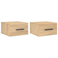 Nachtkastjes Wandgemonteerd 35X35X20 Cm Kleur 1 Sonoma eiken