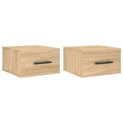Nachtkastjes Wandgemonteerd 35X35X20 Cm Kleur 1 Sonoma eiken