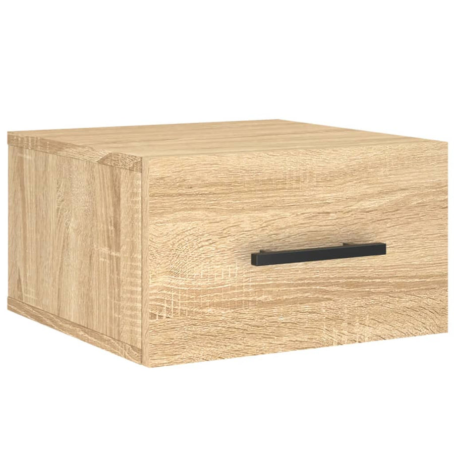 Nachtkastjes Wandgemonteerd 35X35X20 Cm Kleur 1 Sonoma eiken