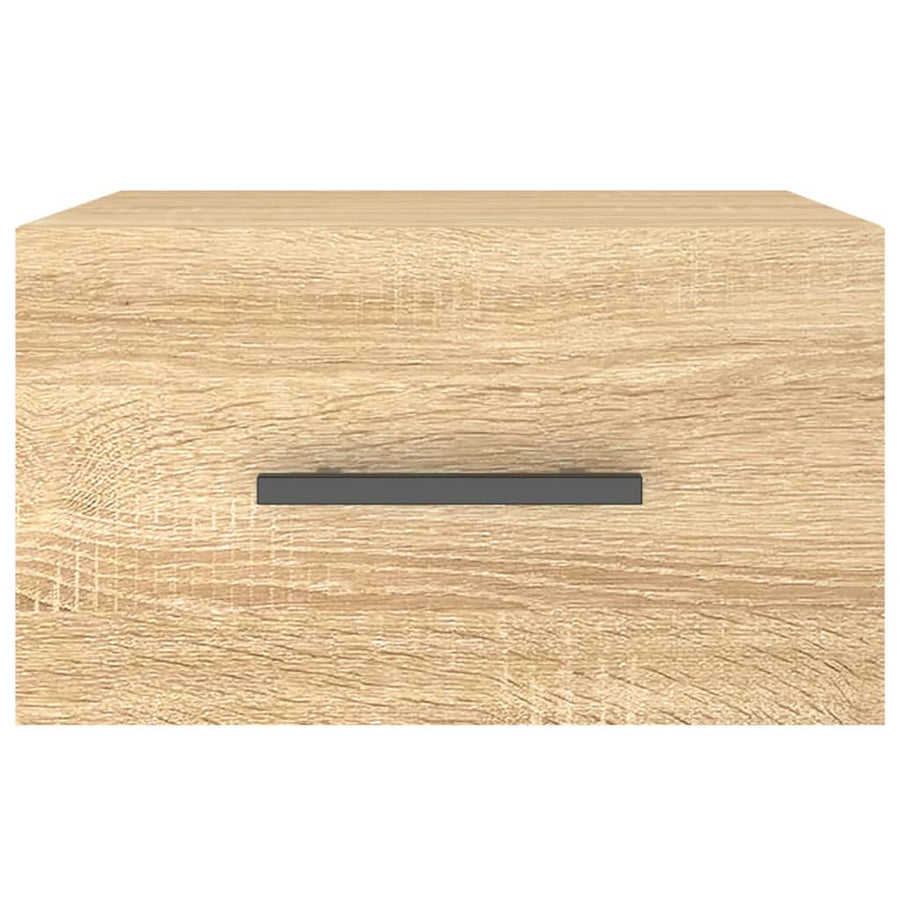 Nachtkastjes Wandgemonteerd 35X35X20 Cm Kleur 1 Sonoma eiken