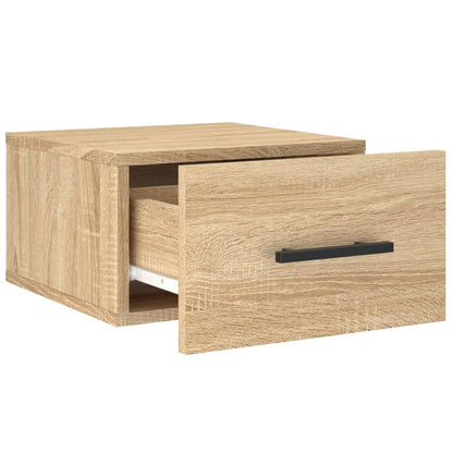 Nachtkastjes Wandgemonteerd 35X35X20 Cm Kleur 1 Sonoma eiken