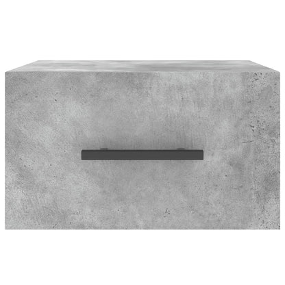 Nachtkastjes 2 St Wandgemonteerd 35X35X20 Cm Betongrijs