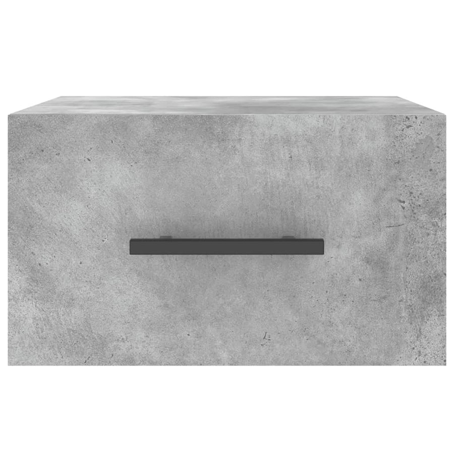 Nachtkastjes 2 St Wandgemonteerd 35X35X20 Cm Betongrijs