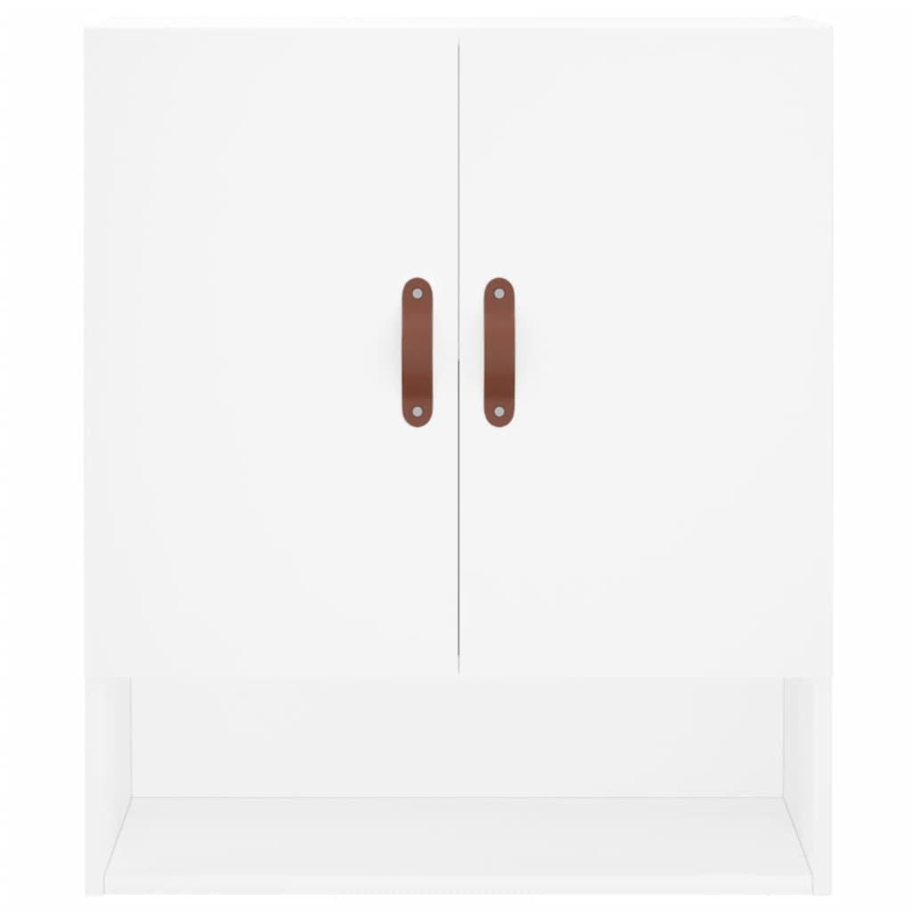 Wandkast 60X31X70 Cm Bewerkt Hout Wit