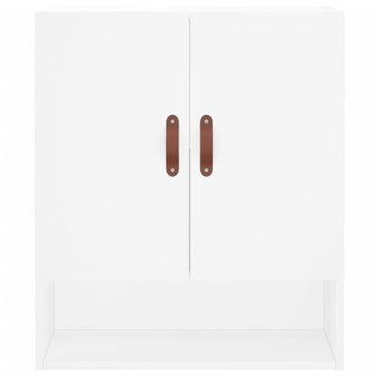 Wandkast 60X31X70 Cm Bewerkt Hout Wit