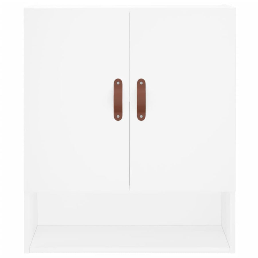 Wandkast 60X31X70 Cm Bewerkt Hout Wit