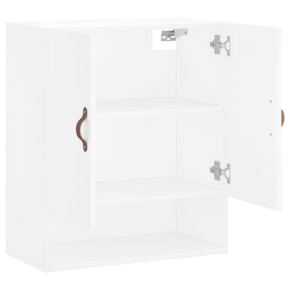 Wandkast 60X31X70 Cm Bewerkt Hout Wit