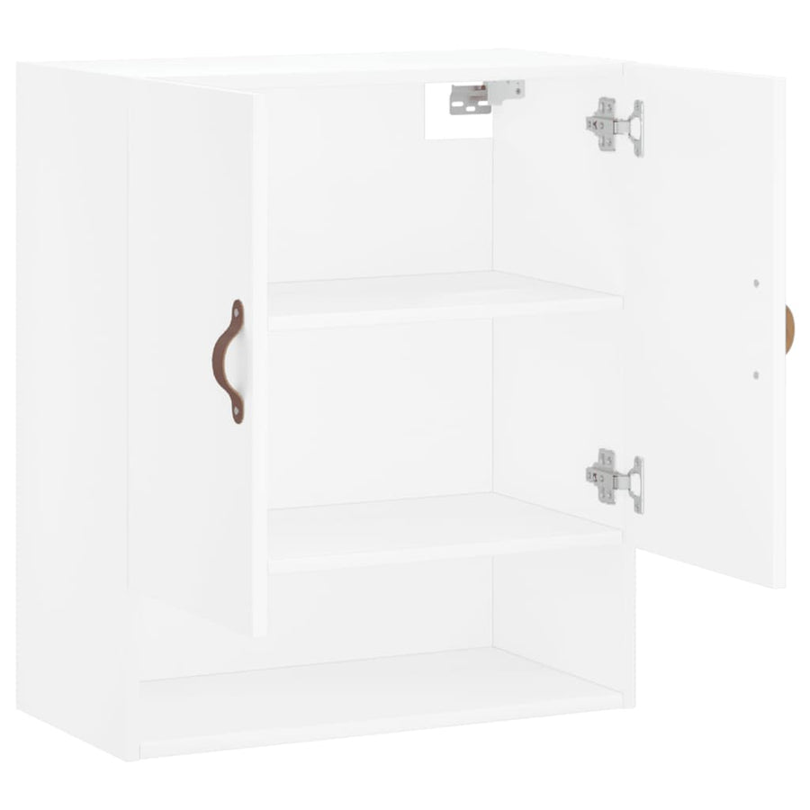 Wandkast 60X31X70 Cm Bewerkt Hout Wit