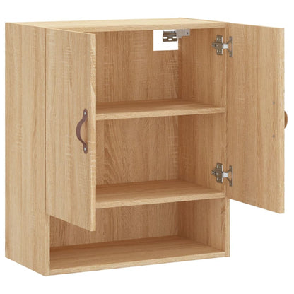 Wandkast 60X31X70 Cm Bewerkt Hout Kleurig Sonoma eiken