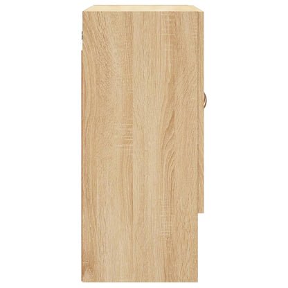 Wandkast 60X31X70 Cm Bewerkt Hout Kleurig Sonoma eiken