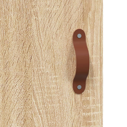 Wandkast 60X31X70 Cm Bewerkt Hout Kleurig Sonoma eiken
