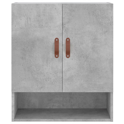 Wandkast 60X31X70 Cm Bewerkt Hout Betongrijs
