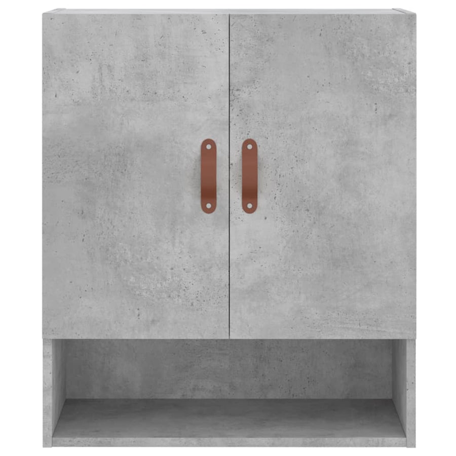 Wandkast 60X31X70 Cm Bewerkt Hout Betongrijs