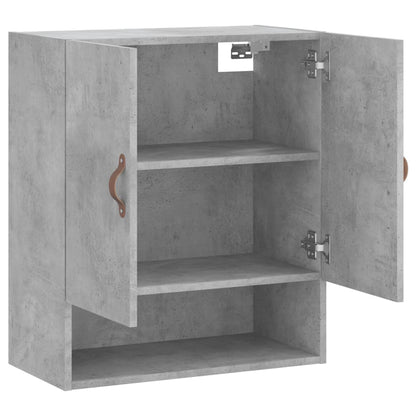 Wandkast 60X31X70 Cm Bewerkt Hout Betongrijs