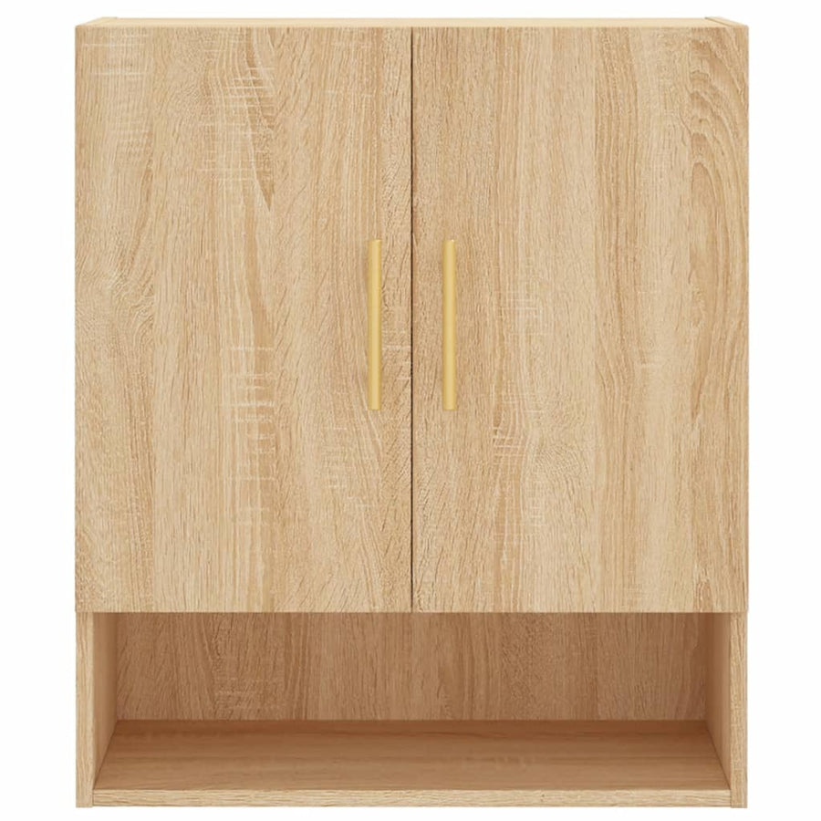 Wandkast 60X31X70 Cm Bewerkt Hout Kleurig Sonoma eiken
