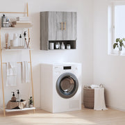 Wandkast 60x31x70 cm bewerkt hout grijs sonoma