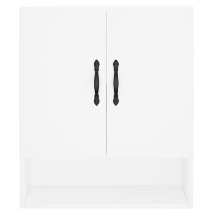 Wandkast 60X31X70 Cm Bewerkt Hout Wit