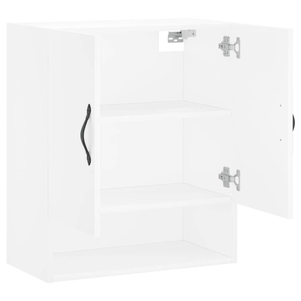 Wandkast 60X31X70 Cm Bewerkt Hout Wit