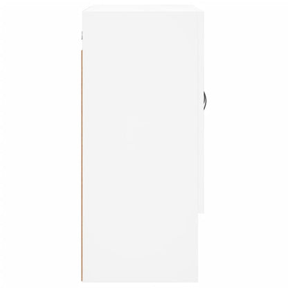 Wandkast 60X31X70 Cm Bewerkt Hout Wit
