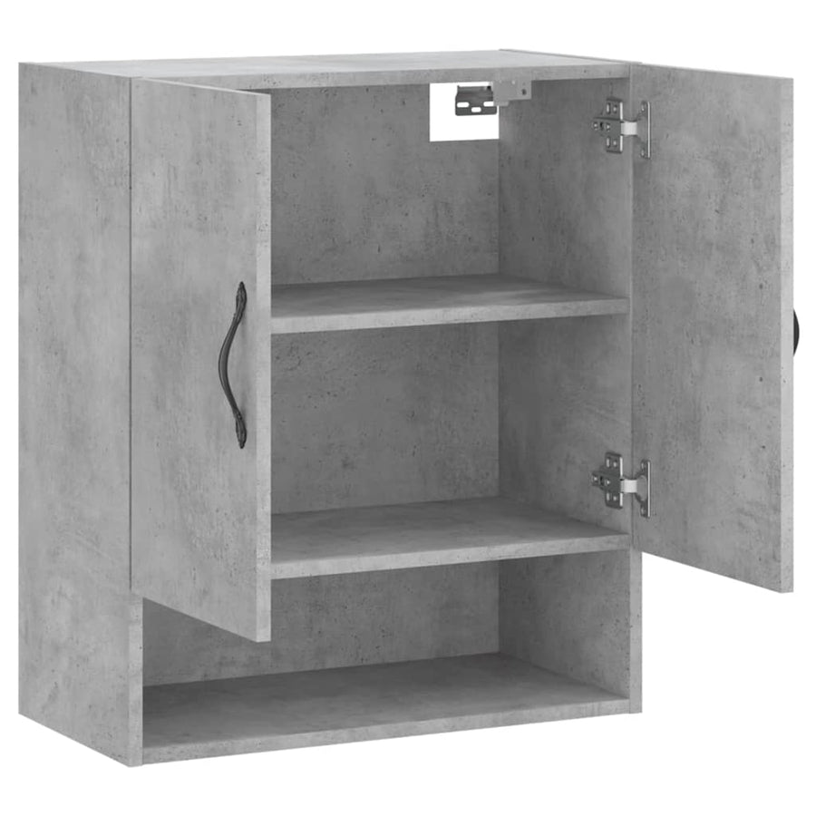 Wandkast 60x31x70 cm bewerkt hout betongrijs