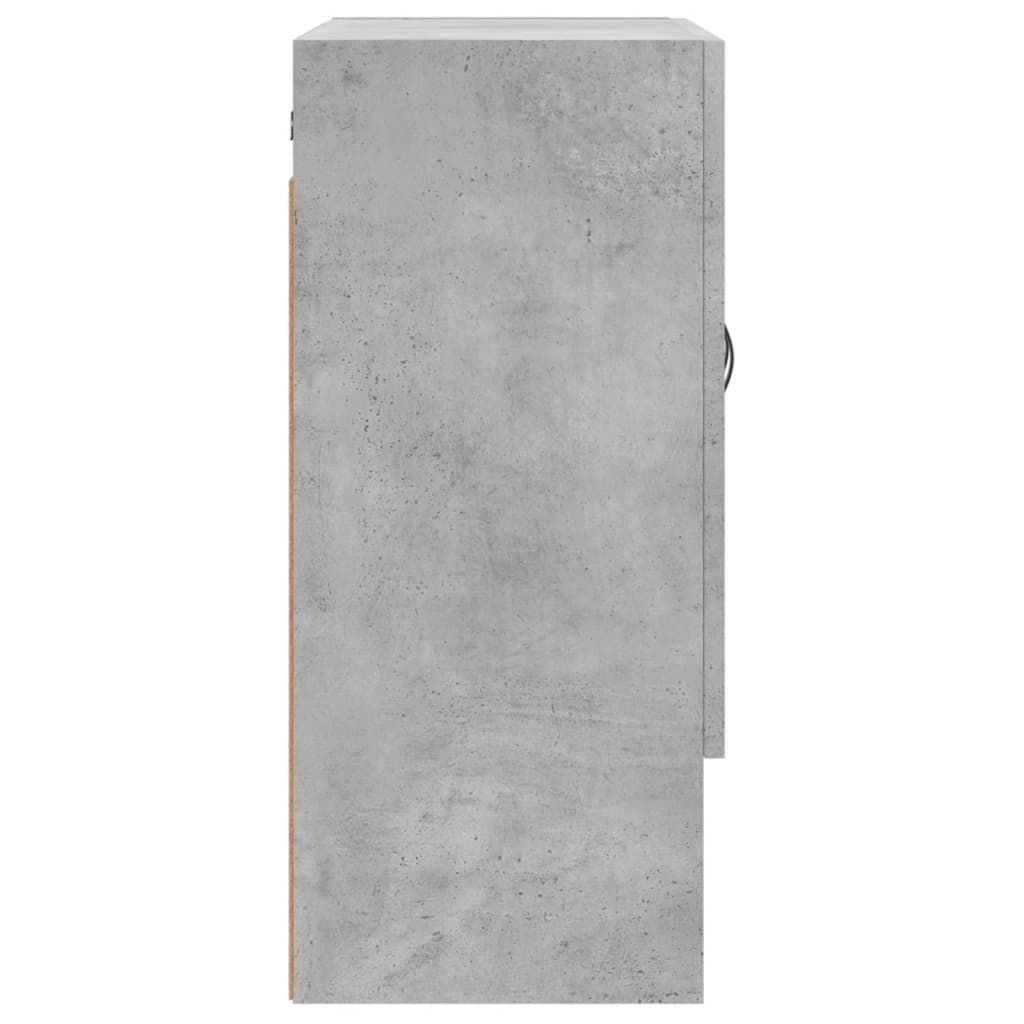 Wandkast 60x31x70 cm bewerkt hout betongrijs