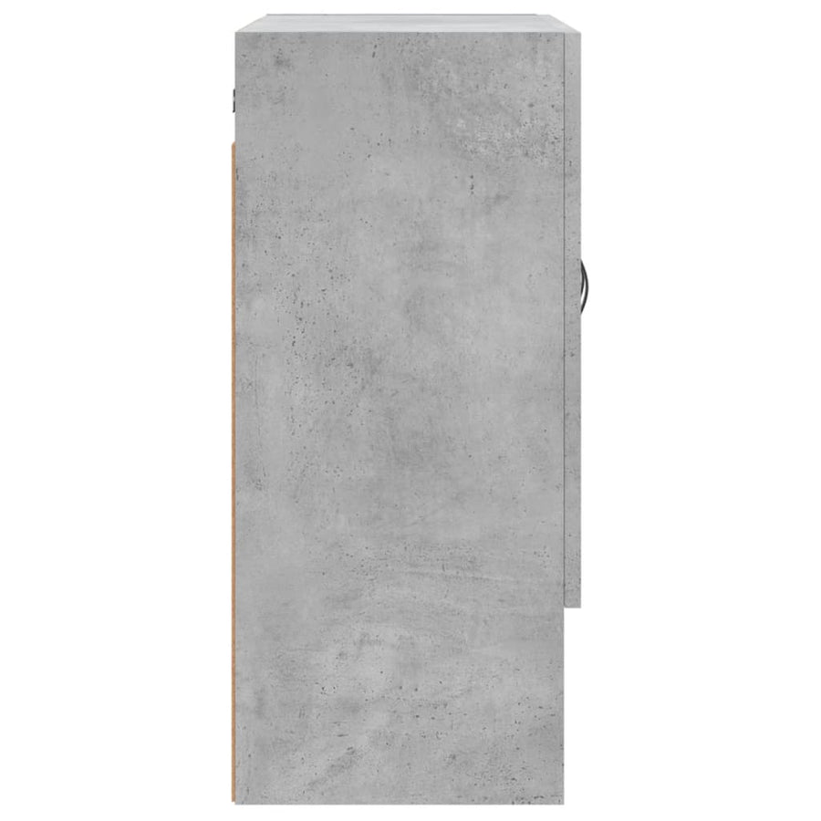 Wandkast 60x31x70 cm bewerkt hout betongrijs