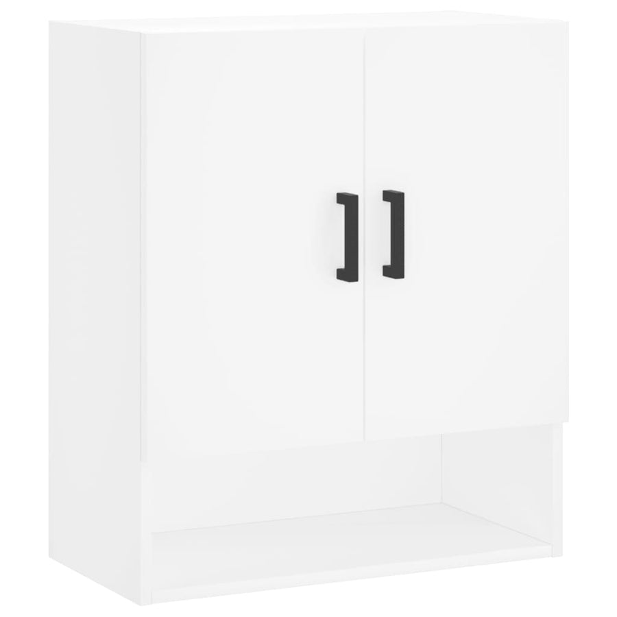 Wandkast 60X31X70 Cm Bewerkt Hout Wit