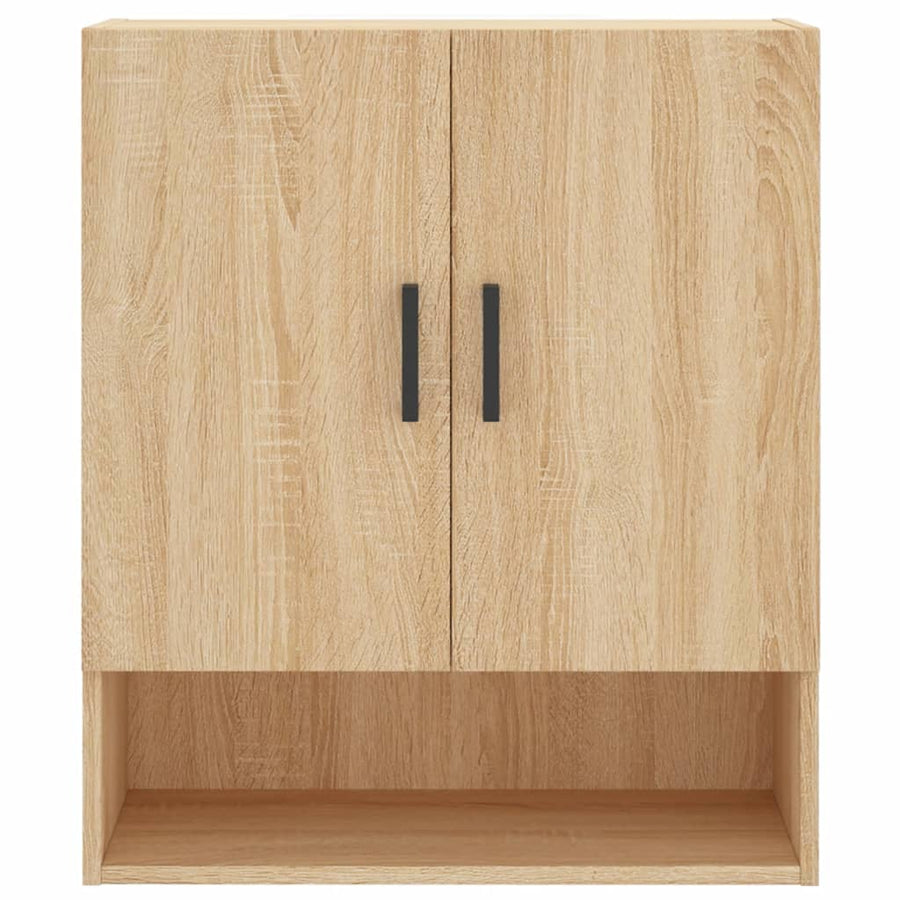 Wandkast 60X3X70 Cm Bewerkt Hout Kleurig 1 Sonoma eiken