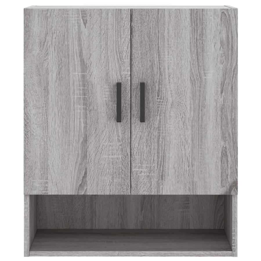 Wandkast 60X31X70 Cm Bewerkt Hout Grijs Sonoma Eikenkleurig
