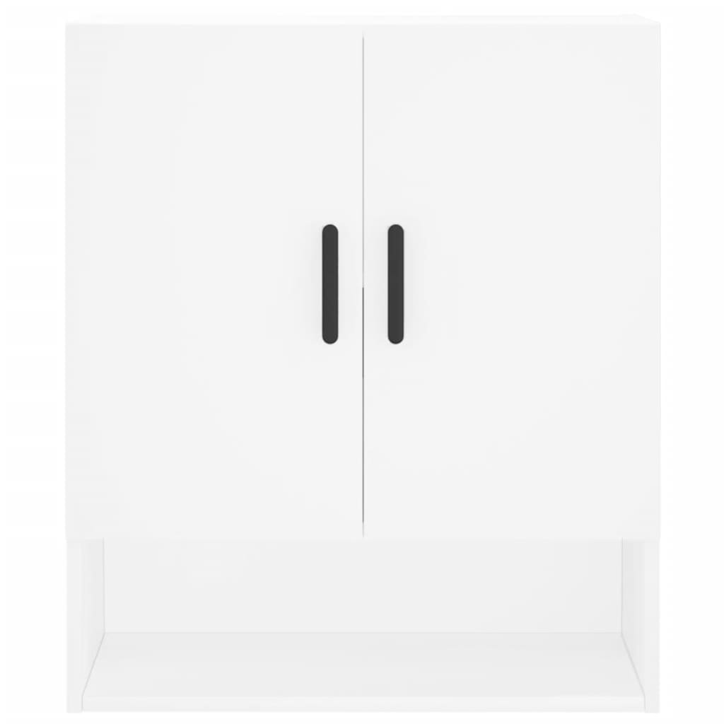 Wandkast 60x31x70 cm bewerkt hout wit