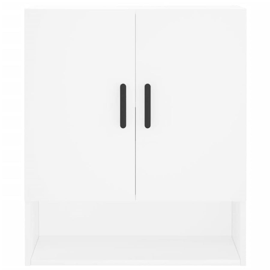 Wandkast 60x31x70 cm bewerkt hout wit