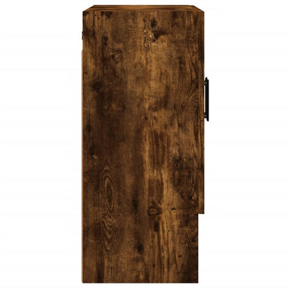 Wandkast 60X31X70 Cm Bewerkt Hout Kleurig Gerookt eiken