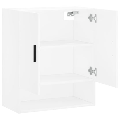 Wandkast 60X3X70 Cm Bewerkt Hout Wit