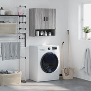 Wandkast 60x31x70 cm bewerkt hout grijs sonoma